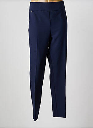 Pantalon droit stretch taille normale bleu JOSEPH RIBKOFF femme