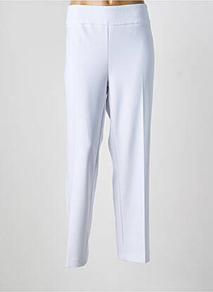 Pantalon droit stretch taille normale blanc JOSEPH RIBKOFF femme