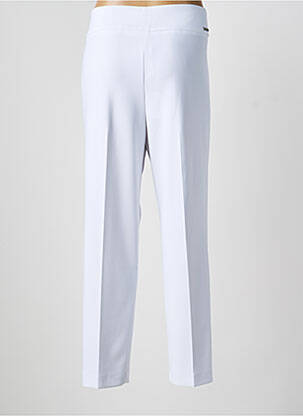 Pantalon droit stretch taille normale blanc JOSEPH RIBKOFF femme