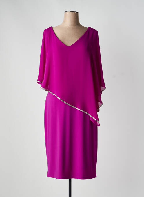 Robe mi-longue sans manche sans manche violet JOSEPH RIBKOFF femme