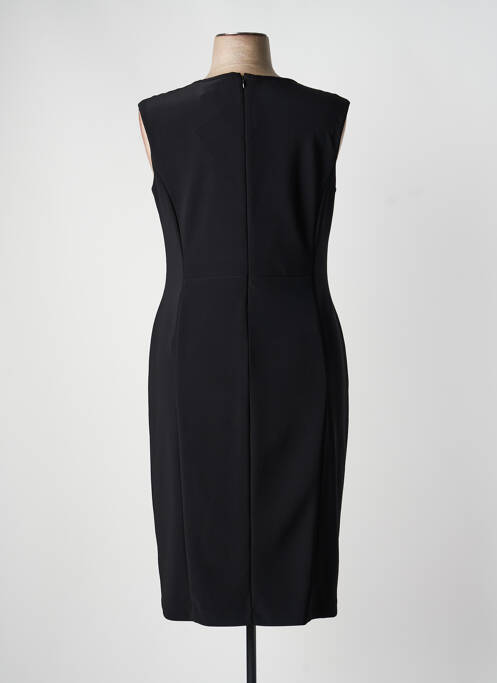 Robe mi-longue imprimé fantaisie sans manche noir JOSEPH RIBKOFF femme