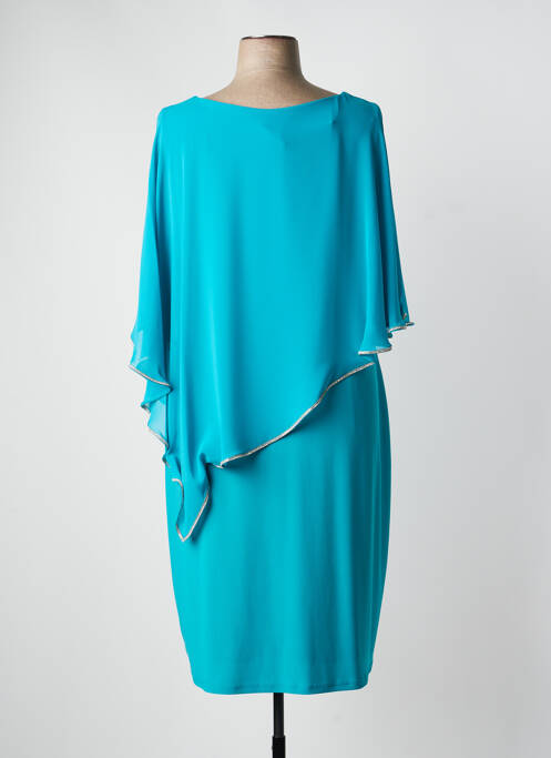 Robe mi-longue manches courtes manches courtes bleu JOSEPH RIBKOFF femme