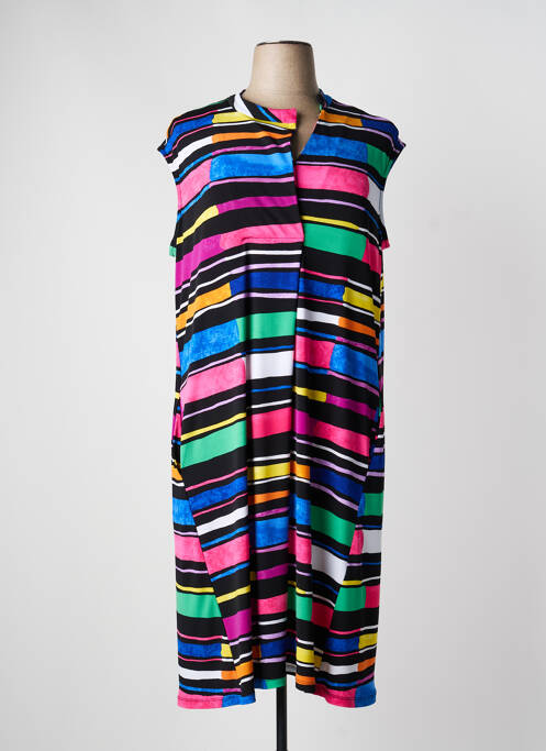 Robe mi-longue manches courtes manches courtes bleu JOSEPH RIBKOFF femme