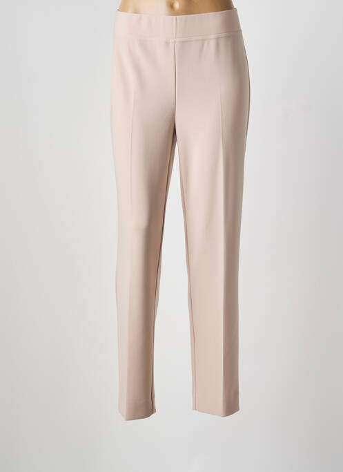 Pantalon droit stretch taille normale beige JOSEPH RIBKOFF femme