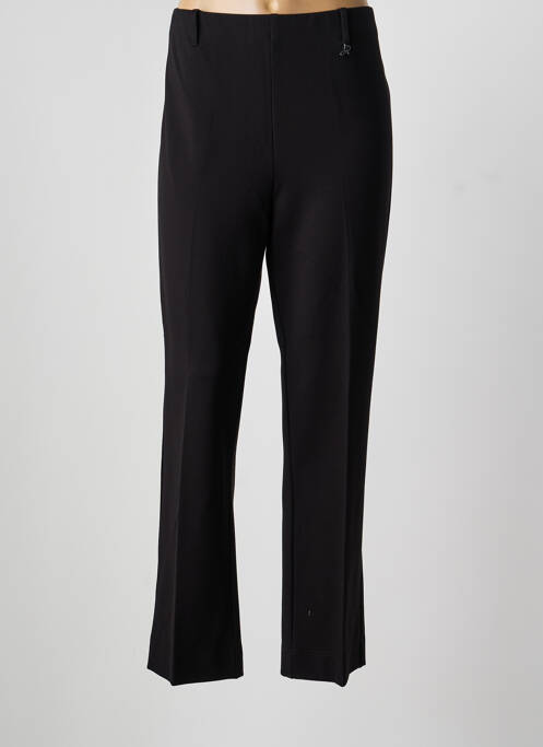 Pantalon droit stretch taille normale noir JOSEPH RIBKOFF femme