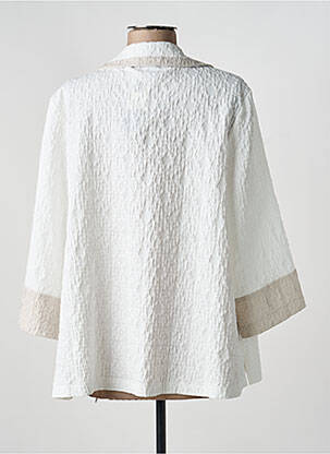Veste casual fermeture boutonnée sur le devant blanc JOSEPH RIBKOFF femme