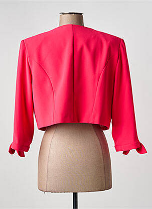 Veste casual finition intérieure doublée rose LINEA RAFFAELLI femme