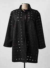 Veste casual col rond noir JOSEPH RIBKOFF femme