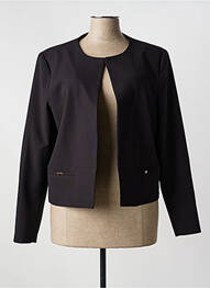 Veste casual col rond noir GREGORY PAT femme