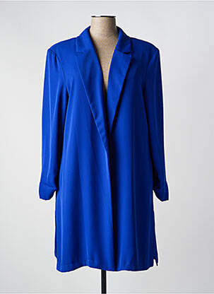 Veste casual coupe droite bleu JOSEPH RIBKOFF femme