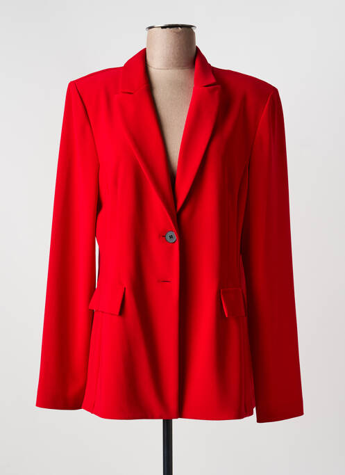 Blazer coupe cintrée rouge JOSEPH RIBKOFF femme