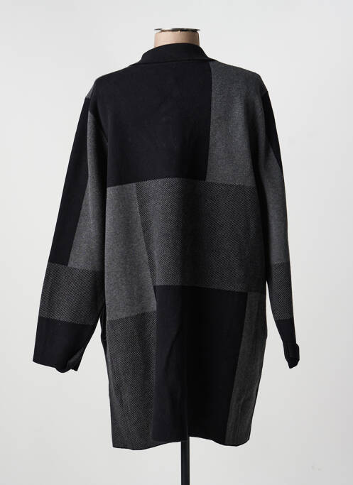 Gilet manches longues fermeture boutonnée sur le devant gris MARBLE femme