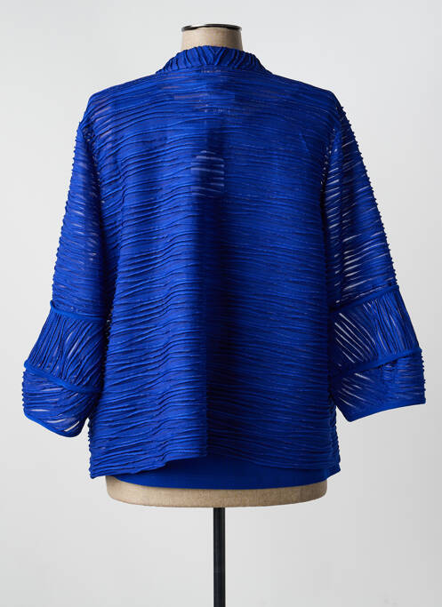 Twin-set col rond bleu JOSEPH RIBKOFF femme