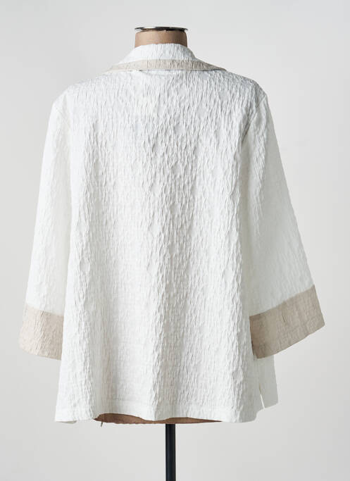Veste casual fermeture boutonnée sur le devant blanc JOSEPH RIBKOFF femme