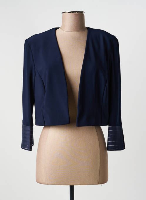 Veste casual coupe cintrée bleu JOSEPH RIBKOFF femme