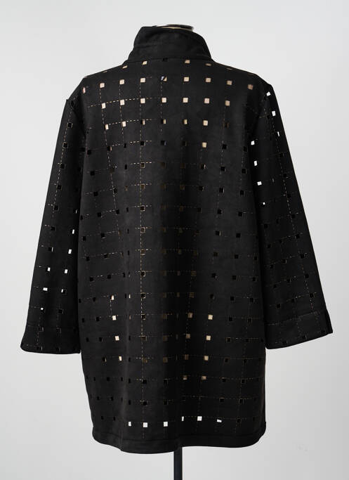 Veste casual col rond noir JOSEPH RIBKOFF femme