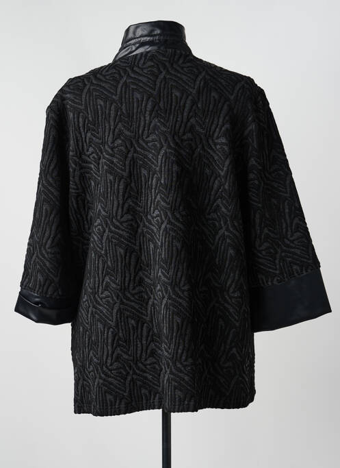 Veste casual fermeture boutonnée sur le devant noir JOSEPH RIBKOFF femme