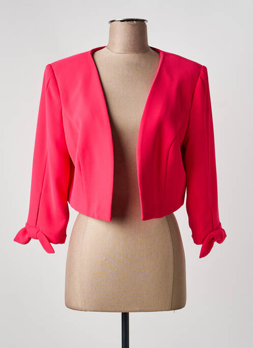 Veste casual finition intérieure doublée rose LINEA RAFFAELLI femme