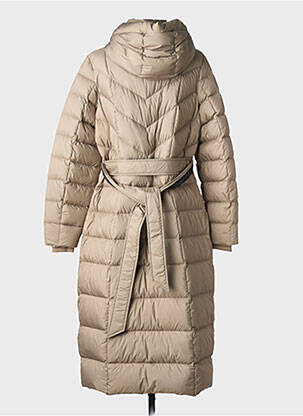 Doudoune poches a capuche marron BEAUMONT femme