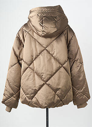 Doudoune poches a capuche marron BEAUMONT femme