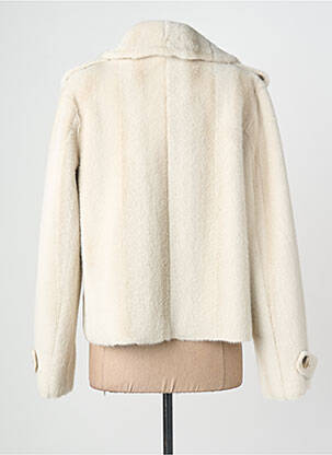 Manteau court poches sans capuche beige BEAUMONT femme
