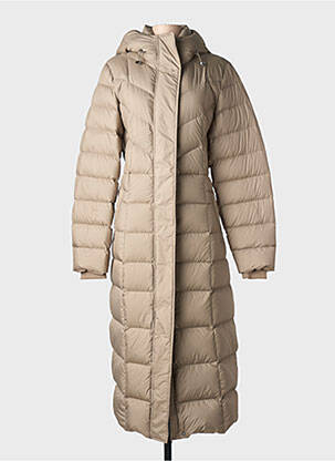 Doudoune poches a capuche marron BEAUMONT femme