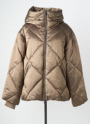 Doudoune poches a capuche marron BEAUMONT femme