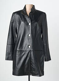Veste en cuir poches noir L'UNIVERS DU LUXE femme