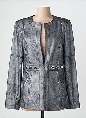 Veste chic poches argent JOSEPH RIBKOFF femme