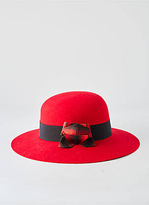 Chapeau bande anti-transpiration rouge CRAMBES femme