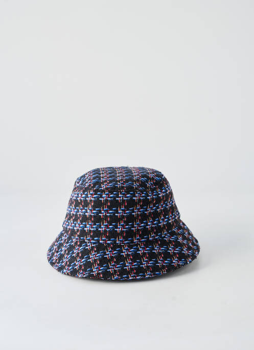 Chapeau imprimé fantaisie bleu CRAMBES femme