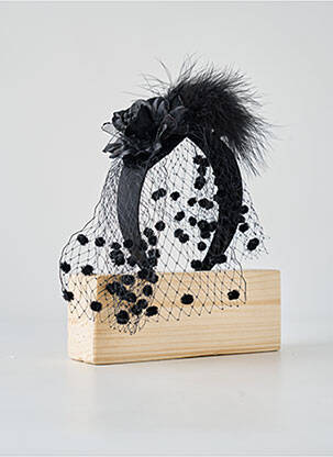 Accessoire pour cheveux serre-tête noir MCBURN femme