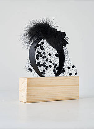 Accessoire pour cheveux serre-tête noir MCBURN femme