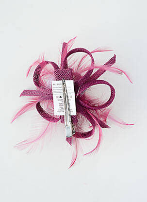 Accessoire pour cheveux fermeture fermoir clips violet MCBURN femme