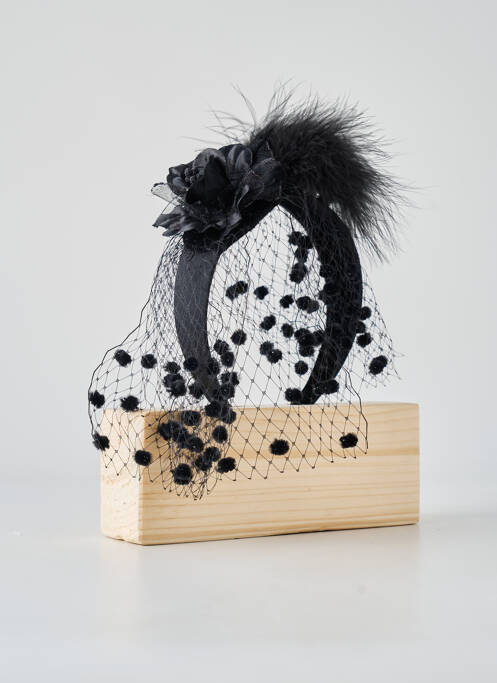 Accessoire pour cheveux serre-tête noir MCBURN femme