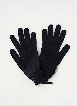 Gants stretch noir LEA CLEMENT femme