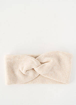 Accessoire pour cheveux fermeture elastique beige LEA CLEMENT femme