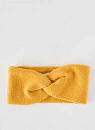 Accessoire pour cheveux fermeture elastique jaune LEA CLEMENT femme