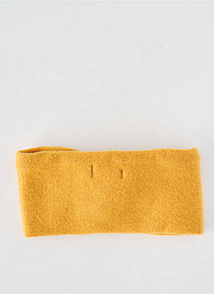 Accessoire pour cheveux fermeture elastique jaune LEA CLEMENT femme