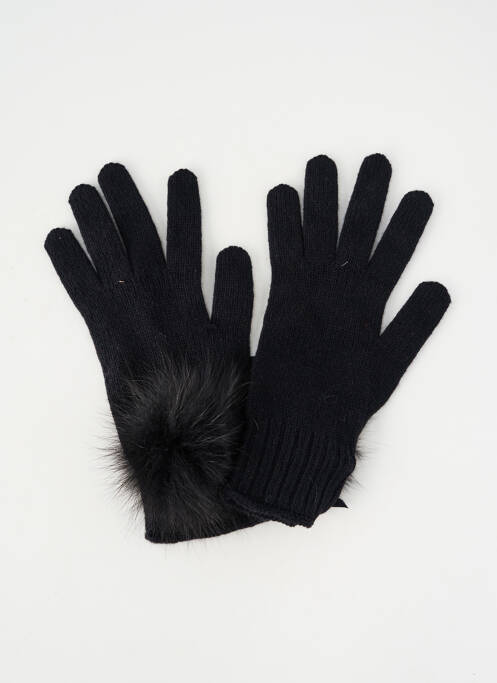 Gants stretch noir LEA CLEMENT femme