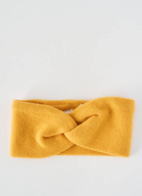 Accessoire pour cheveux fermeture elastique jaune LEA CLEMENT femme