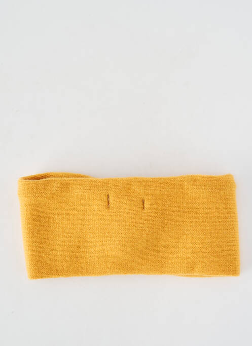 Accessoire pour cheveux fermeture elastique jaune LEA CLEMENT femme