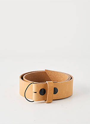 Ceinture tissage simili-cuir beige YOLETE femme