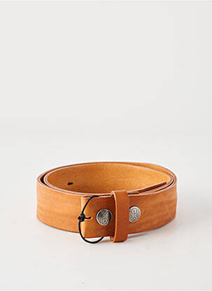 Ceinture tissage simili-cuir marron YOLETE femme