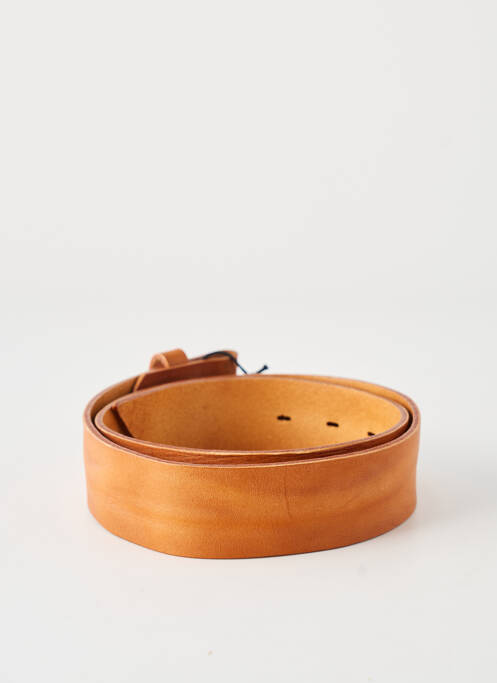 Ceinture tissage simili-cuir marron YOLETE femme