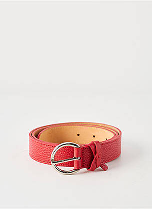 Ceinture tissage effet écaille rouge ETERN'ELLE femme