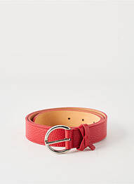 Ceinture tissage effet écaille rouge ETERN'ELLE femme