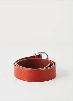 Ceinture tissage simili-cuir marron ETERN'ELLE femme