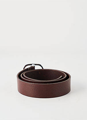 Ceinture tissage simili-cuir marron ETERN'ELLE femme