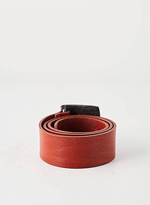 Ceinture tissage simili-cuir marron ETERN'ELLE femme
